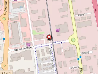 Carte de Subaru Elan Automobile Concess à Sallanches