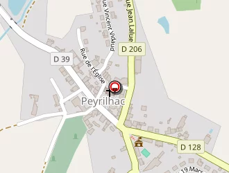 Carte de Coiffure Annie à Peyrilhac