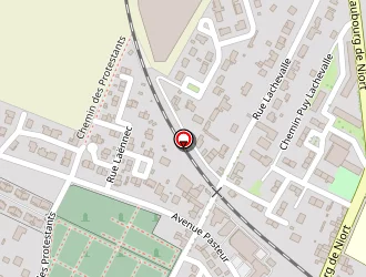 Carte de Amelec à Saint-jean-d'angély