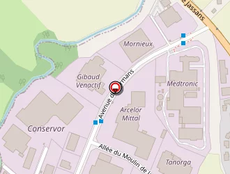 Carte de Dpd France à Trévoux