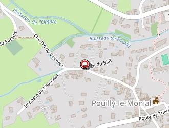 Carte de Bertrand Alain à Pouilly-le-monial