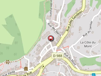 Carte de Mma Daniel Bernard Général à Aubusson