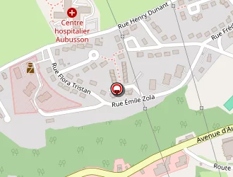 Carte de Siligom Ussel Pneus Services à Aubusson