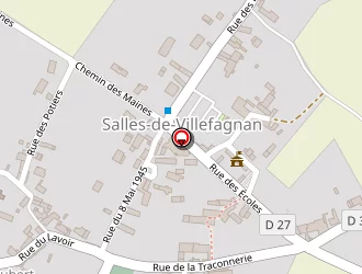 Carte de Morin Bruno à Courcôme