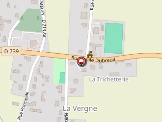 Carte de Robert Gérard à Vergne (la)