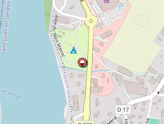 Carte de La Margotte à Seyssel