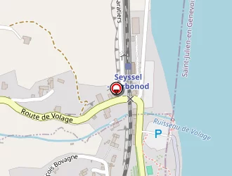 Carte de Boulodrome à Seyssel