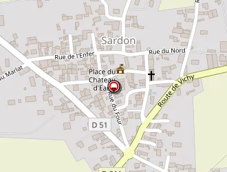 Carte de Limagne Toitures Services à Sardon