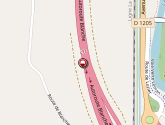 Carte de Bedini Taxi à Sallanches