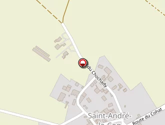 Carte de Centre De Loisirs à Saint-andré-le-coq