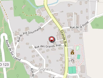 Carte de Treff Et Associe à Corbonod