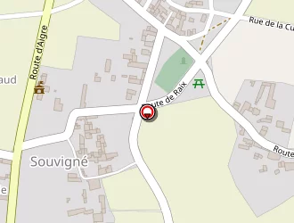 Carte de Des Trois Fermes (earl) à Souvigné