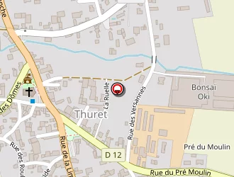 Carte de Batilm à Thuret