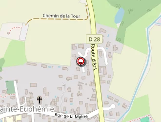 Carte de M.a.b Diffusion (menuiserie Agencements Bulinge) à Sainte-euphémie