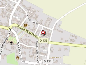 Carte de La Poste à Néré