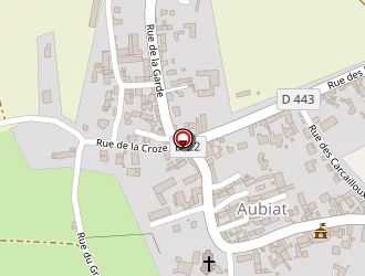 Carte de Ecole Pré-elémentaire Maurice Genest à Aubiat