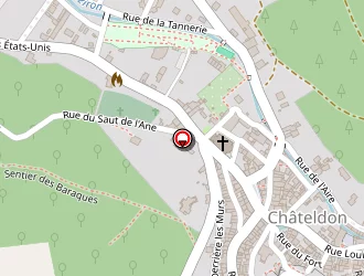 Carte de Au Dé A Coudre à Châteldon