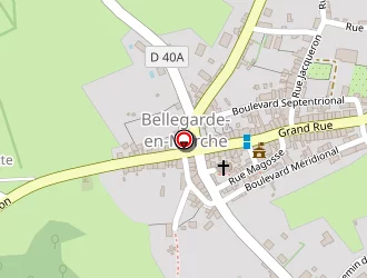 Carte de Stade à Bellegarde-en-marche