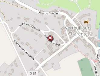 Carte de Derre Thierry à Verteuil-sur-charente