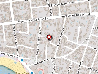 Carte de La Vigie à Fouras