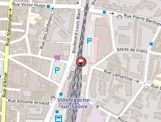 Carte de Dans'rythm Center à Villefranche-sur-saône