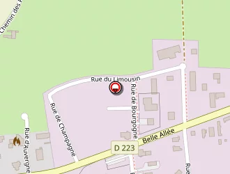 Carte de Stade Municipal à Combronde