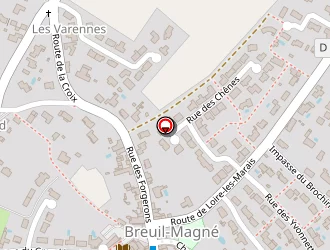 Carte de La Poste à Breuil-magné