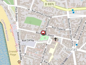 Carte de La Maison Koantic à Fouras