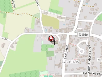 Carte de Pierrot à Lacenas