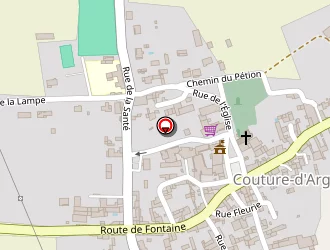 Carte de Agence Postale à Couture-d'argenson