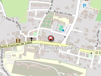 Carte de Groupama à Thorens-glières