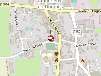 Carte de La Poste à Ambérieux-en-dombes