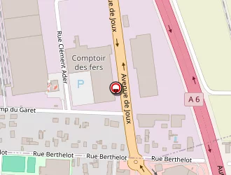 Carte de Vigouroux Jordan à Arnas