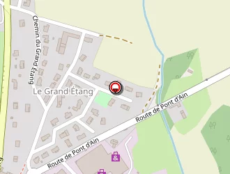 Carte de Supermarché Casino à Chalamont