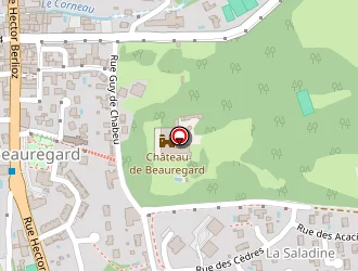 Carte de Bourbon André à Beauregard