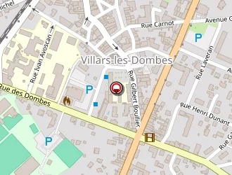 Carte de Musée De La Dombe à Villars-les-dombes