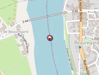 Carte de Descours à Beauregard