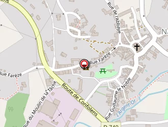 Carte de Saad à Nanteuil-en-vallée