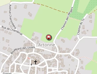 Carte de Actinego à Artonne