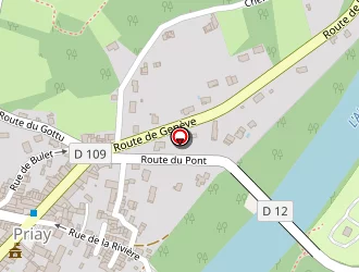 Carte de Terrain De Boules à Priay