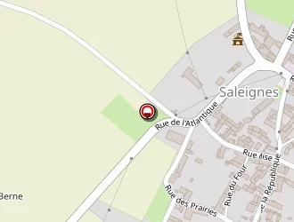 Carte de Chaunux (earl) à Saleignes