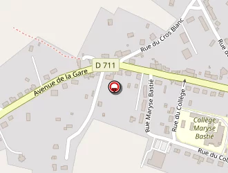 Carte de U Express à Nantiat