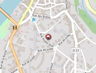 Carte de Amac à Confolens