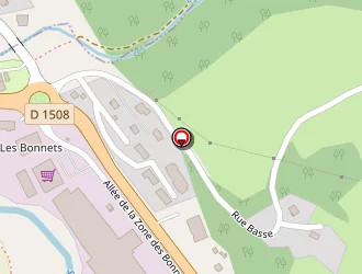 Carte de Altelec à Frangy