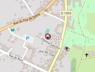 Carte de Ecole Maternelle à Randan