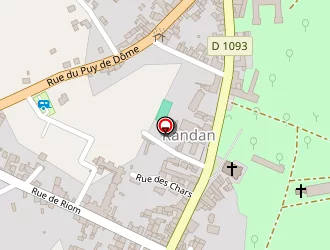 Carte de Pharmacie De Randan à Randan