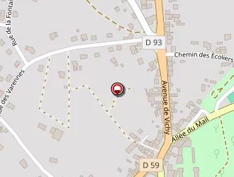 Carte de Cagnet Elise à Randan