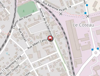 Carte de Espace Nordic à Coteau (le)