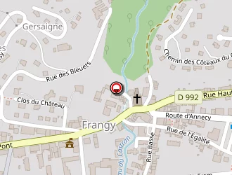 Carte de La Poste à Frangy