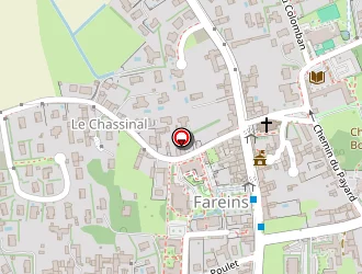 Carte de Bennier Henri à Fareins